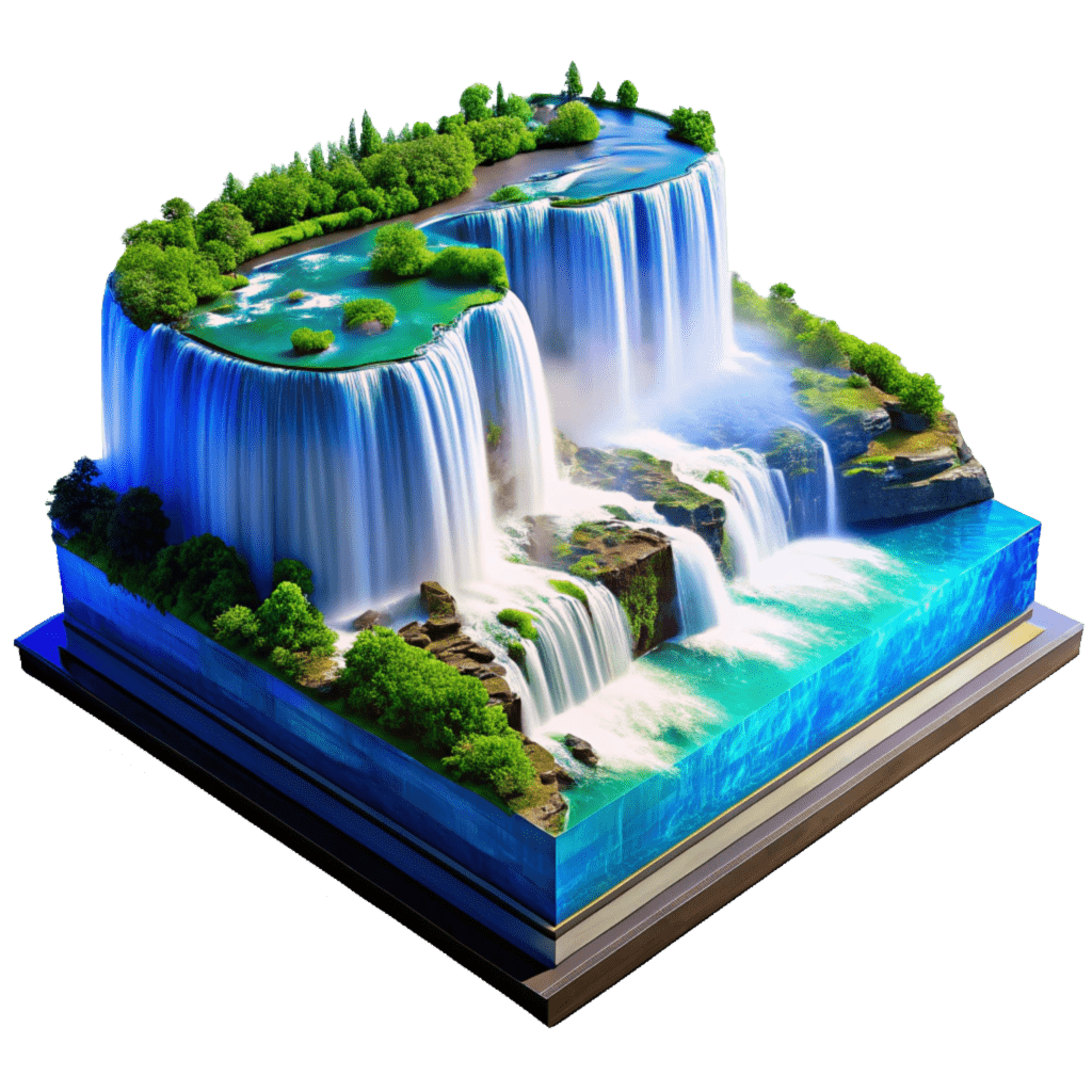 Niagara Falls 3D Model, Canada ETA